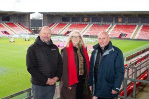 Leigh Sports Village Keith Porter Rhenac TLS rigs on the pitch